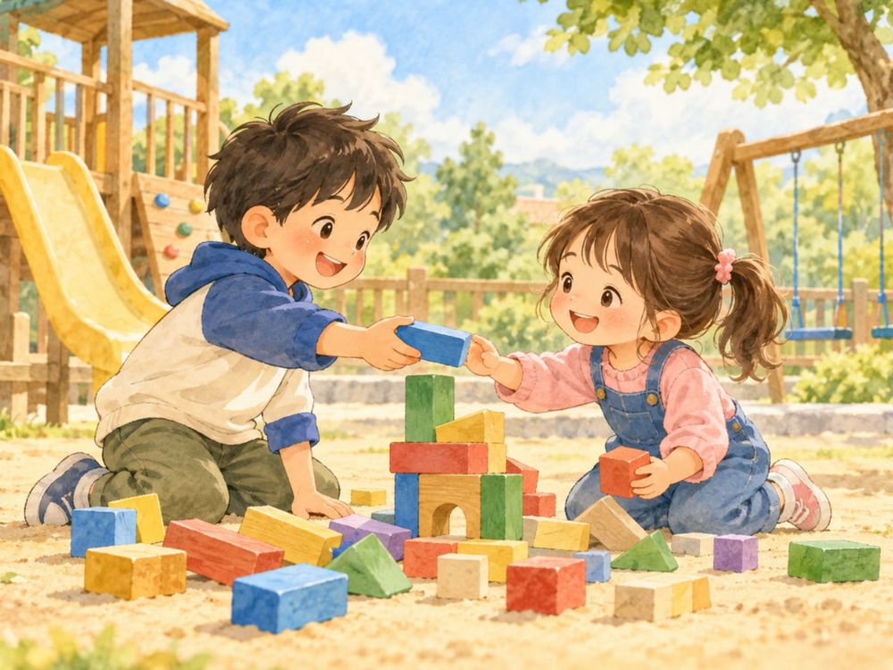친구의 실수를 탓하지 않고 함께 다시 쌓아요